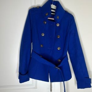Women’s blue Peacoat jacket